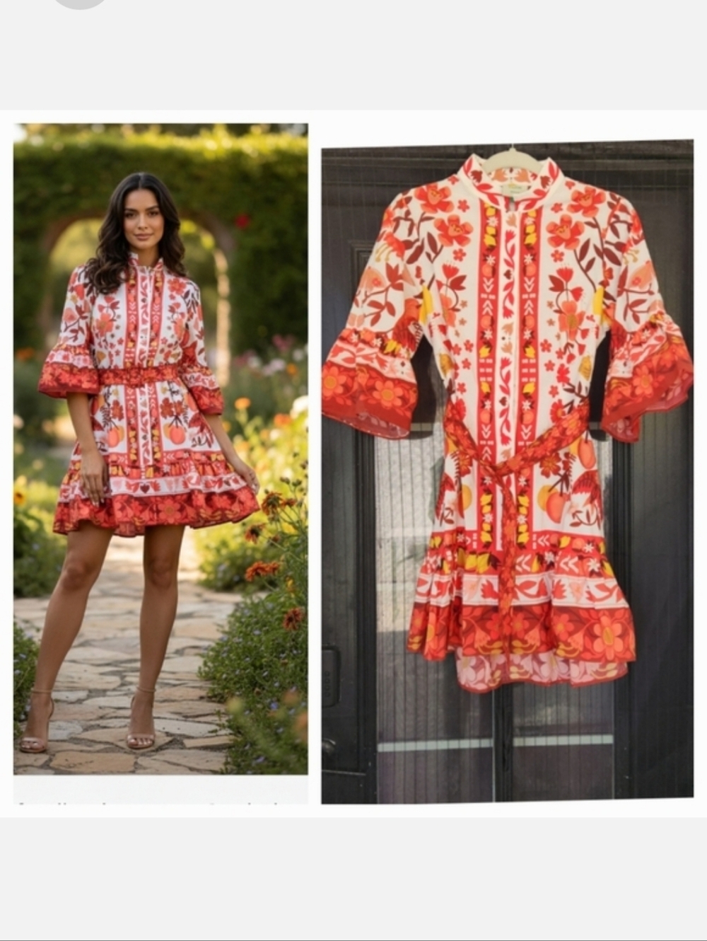 FARM Rio  Floral Mini Dress